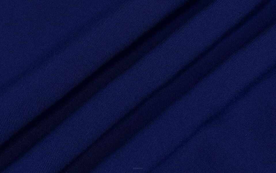 Tkanina Wiskoza twill kobalt
