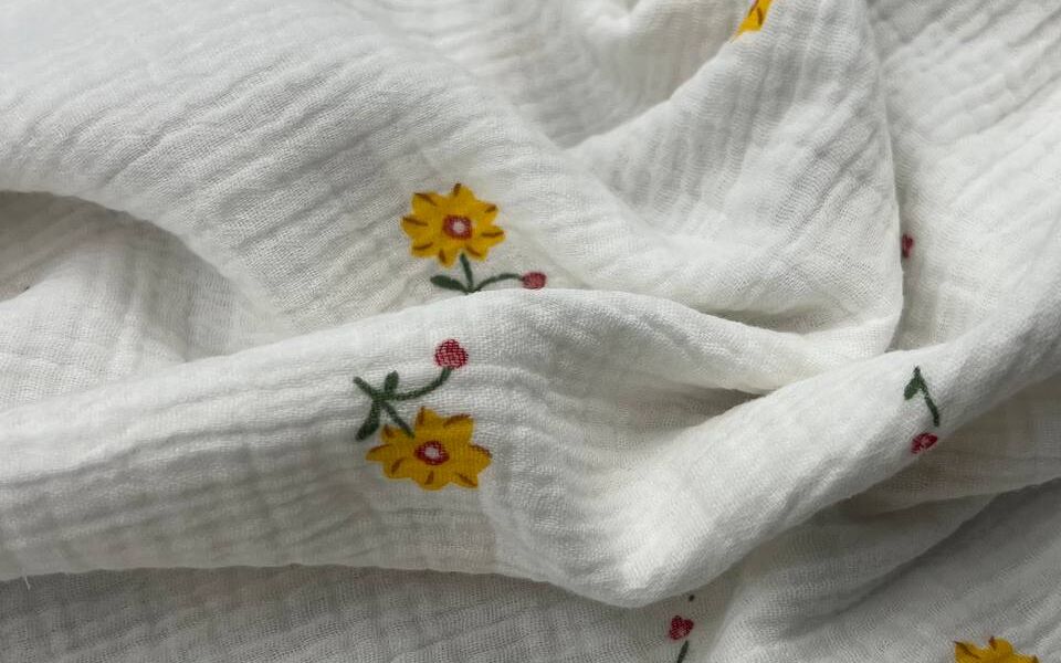 Tkanina Muślin bawełniany double gauze D30C1