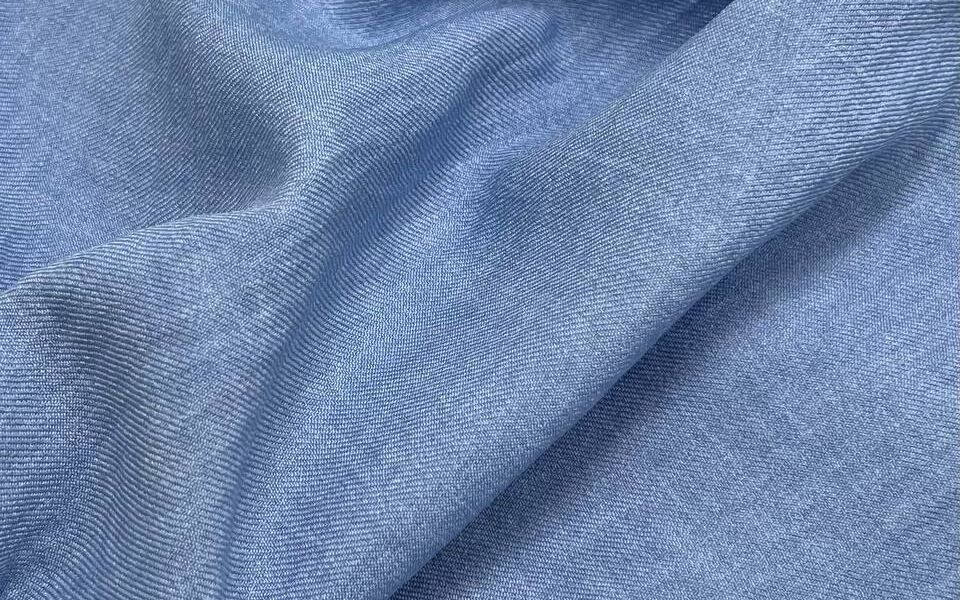 Tkanina Imitacja lnu kresz baby blue