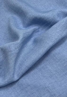Tkanina Imitacja lnu kresz baby blue