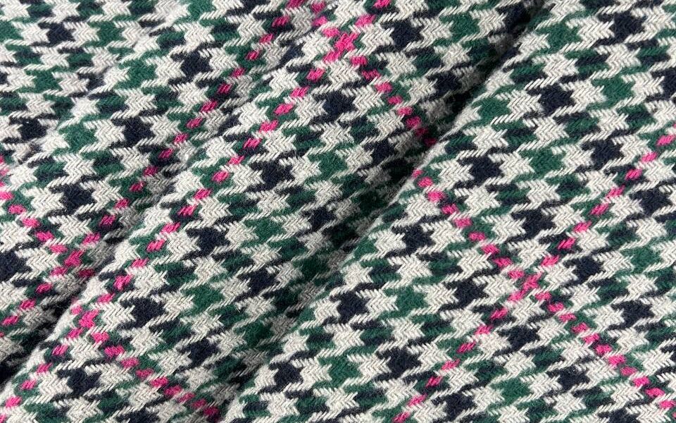 Tkanina Tweed pepitka-kratka wzór 1