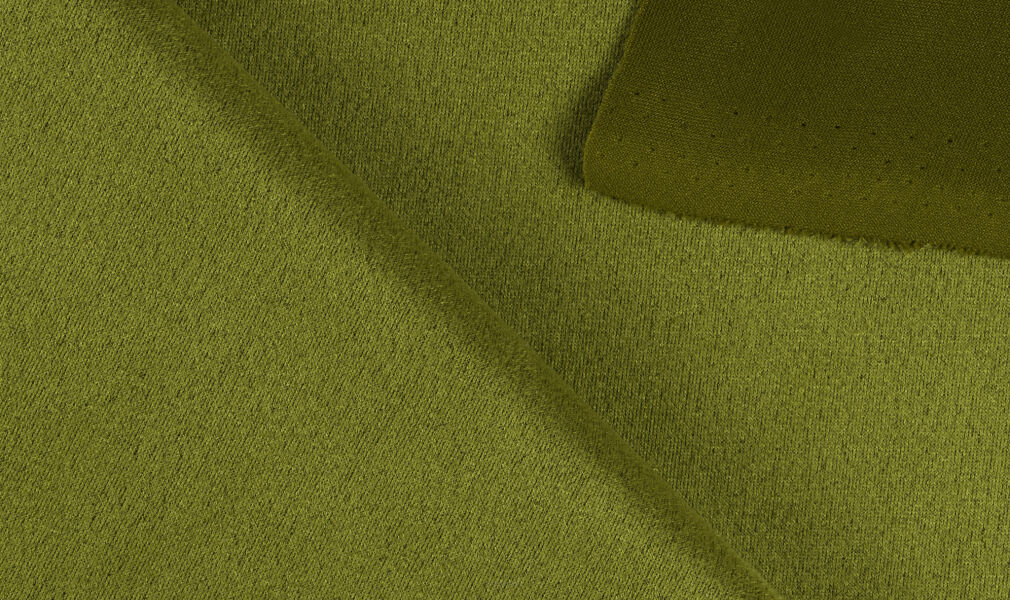 Tkanina Eco-zamsz golden olive