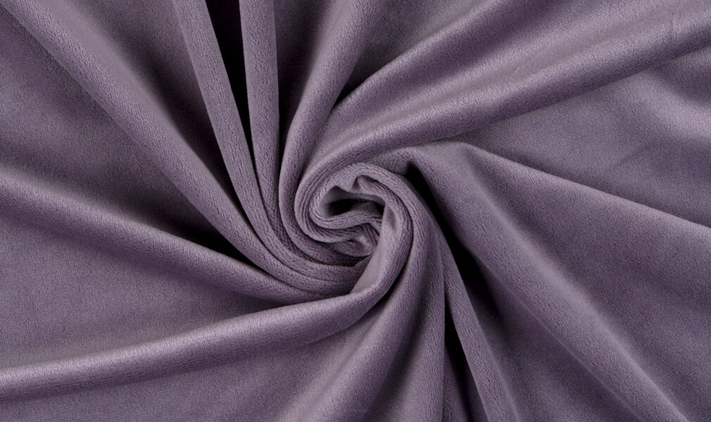 Dzianina Welur elastyczny SUPERSOFT  MOUNTANA GRAPE - 180 cm