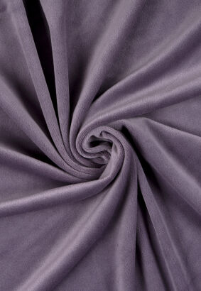 Dzianina Welur elastyczny SUPERSOFT  MOUNTANA GRAPE - 180 cm