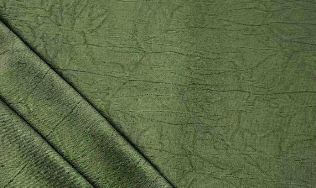 Tkanina Satyna Armani kreszowana khaki