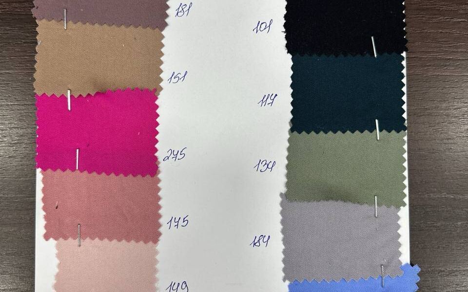 Tkanina Wiskoza twill - Próbnik