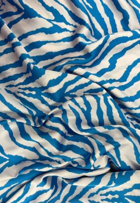 Tkanina Satyna Armani zebra wzór 4