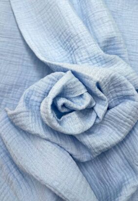 Tkanina Muślin bawełniany baby blue
