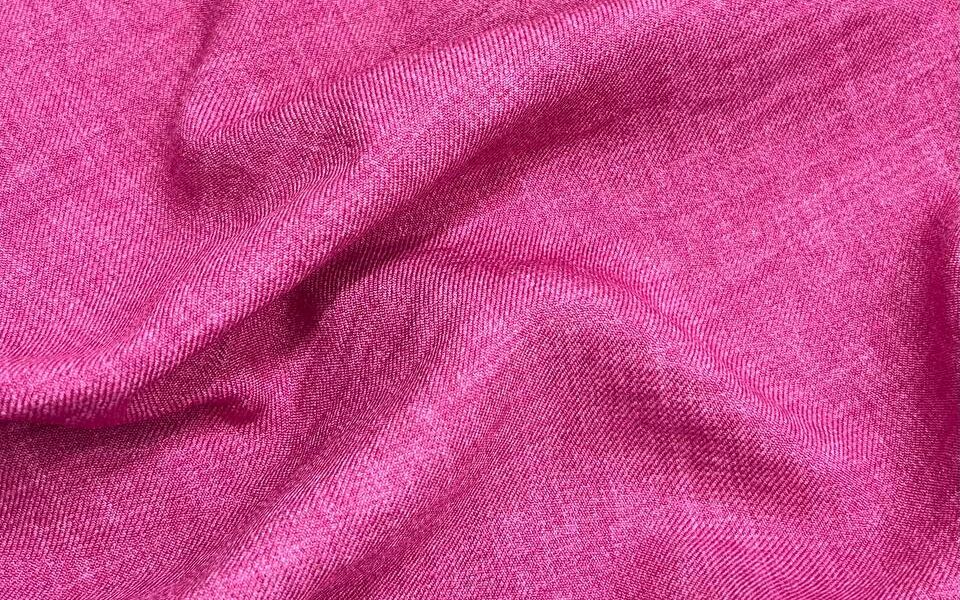 Tkanina Imitacja lnu kresz pink rose