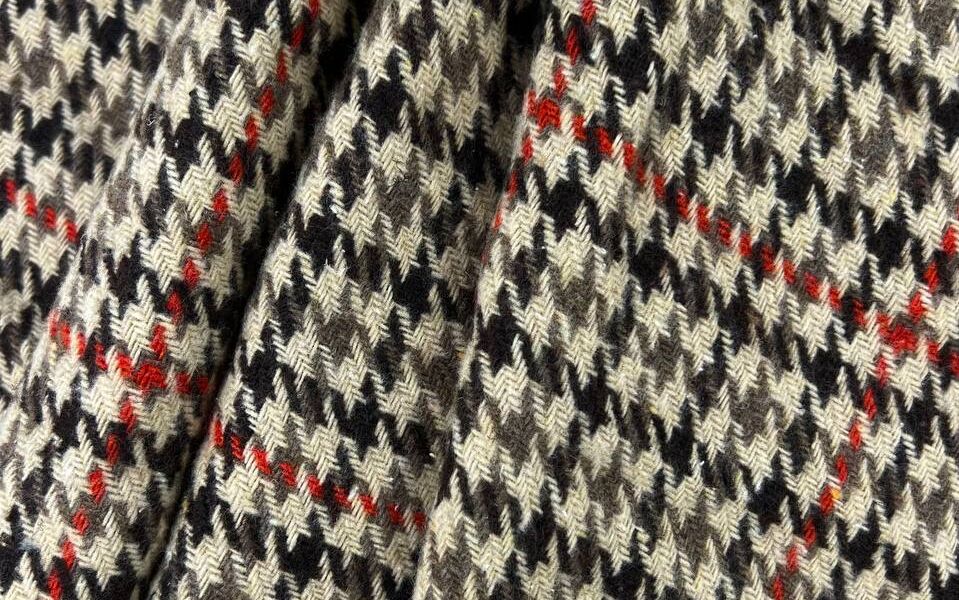 Tkanina Tweed pepitka-kratka wzór 2