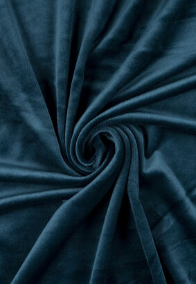 Dzianina Welur elastyczny SUPERSOFT - ATLANTIC DEEP - 180 cm