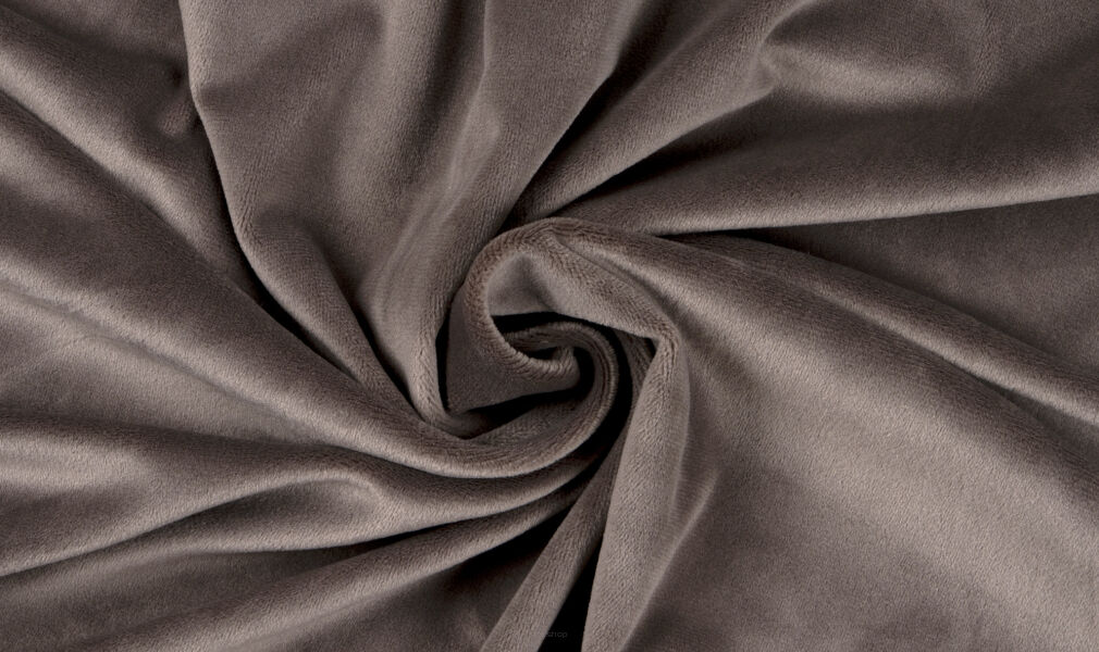 Dzianina Welur elastyczny SUPERSOFT - IRON - 180 cm